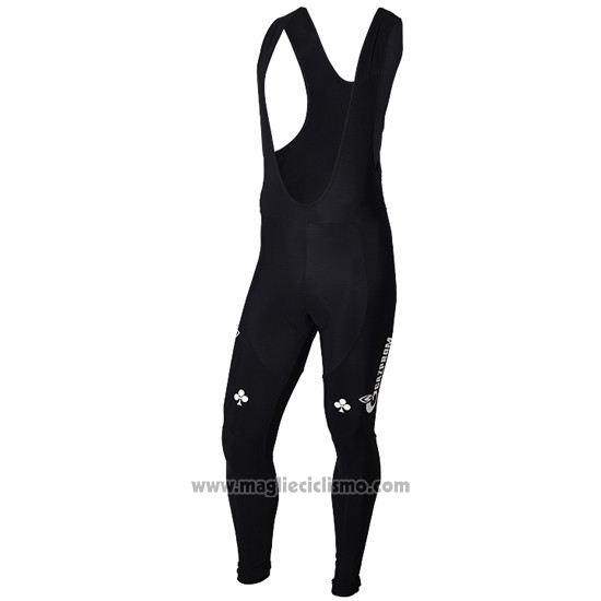 2016 Abbigliamento Ciclismo Gazprom Rusvelo Colnago Blu e Bianco Manica Lunga e Salopette